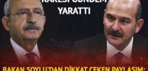Süleyman Soylu’dan dikkat çeken paylaşım