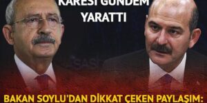 Süleyman Soylu’dan dikkat çeken paylaşım