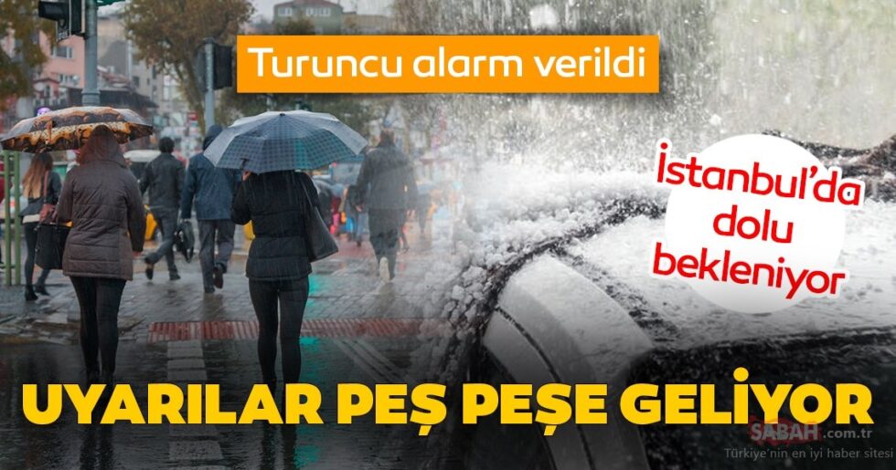 Peş peşe uyarılar! Şiddetli yağış geliyor