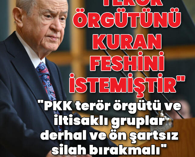 MHP lideri Bahçeli: Kanlı musibetin sonu göründü