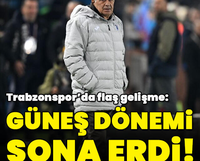 Şenol Güneş dönemi sona erdi!