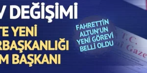 İletişim Başkanlığı’nda değişim! Fahrettin Altun yerine Burhanettin Duran atandı