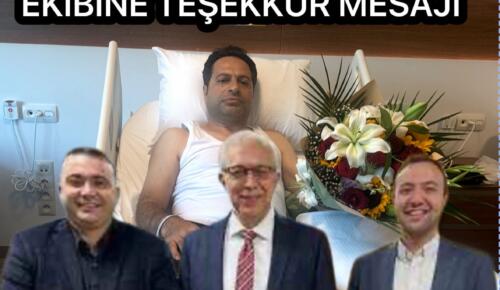 Prof. Dr. Savaş Ceylan ve Ekibinden Başarılı Ameliyat