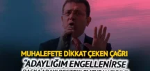 Ekrem İmamoğlu’ndan çarpıcı açıklama!