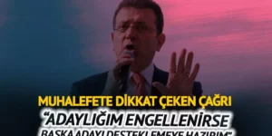 Ekrem İmamoğlu’ndan çarpıcı açıklama!