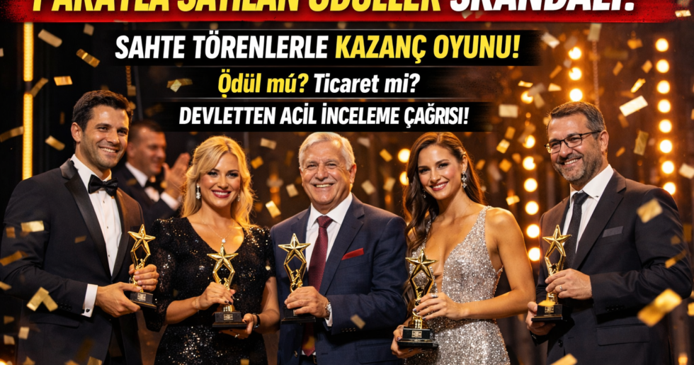 “ÖDÜL TÖRENLERİ TİCARETE Mİ DÖNÜŞTÜ?” Parayla dağıtılan ödüller iddiası gündemde!