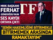 MHK Başkanı Ferhat Gündoğdu’nun ses kaydı ortaya çıktı